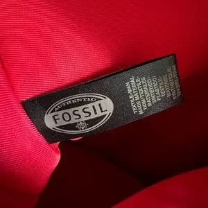 Fossil | Bags | Nwt Authentic Fossil Ella Backpack Red  display picture 3